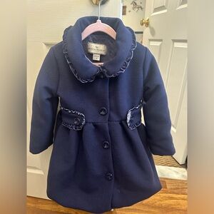 Navy dress coat toddler 5